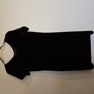 Scott McClinton Basic Brown Velvet Dress